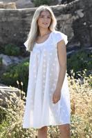 Elegant wit nachthemd vlinders - thumbnail