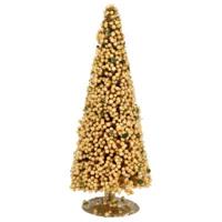 Daan Kromhout Kerstboom sparkle berry zand/goudkleurig 50 cm | 4 stuks - thumbnail