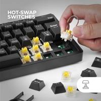 Gaming Keyboard Mars Gaming MKMINIPROYES Zwart Qwerty US - thumbnail