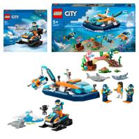 Lego City 66768 Sneeuwscooter Poolonderzoek + Verkenningsduikboot - thumbnail