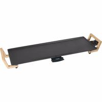 Bestron ABP603BB XL Teppanyaki Grillplaat 70x23 cm Bamboe/Zwart - thumbnail