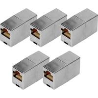 Digitus DN-93901-5 5e, klasse D, RJ45 modulaire koppeling - 5 stuks. DN-93901-5 RJ45, behuizing (koppeling) Aantal polen (sensoren) 8 Zilver 5 stuk(s) - thumbnail