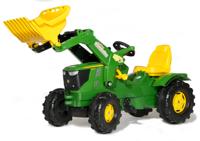 Rolly Toys rollyFarmtrac John Deere 6210R traptrekker met voorlader - thumbnail