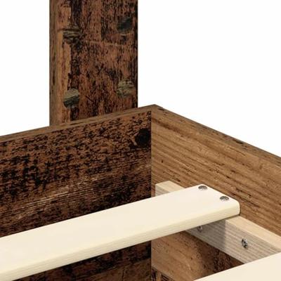 Bedframe met lade met hoofdeinde met opslag Bewerkt hout