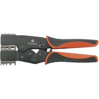 TOOLCRAFT 2-i-1 818644 Krimptang Geïsoleerde platte stekkers, Kabelschoenen, Doorverbinders - thumbnail
