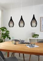 Eglo Design Hang Lamp Razoni 3-lichts zwart 94389 - thumbnail