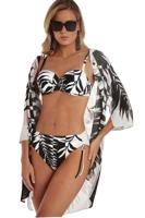 Bad & Beach Roidal SHIRT EVA Zwart & Wit - thumbnail