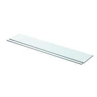 VidaXL Schappen 2 st 80x15 cm glas transparant - thumbnail