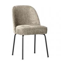 WOOOD Eetkamerstoel 'Vogue' Structure Velvet, kleur Wheatfield - thumbnail