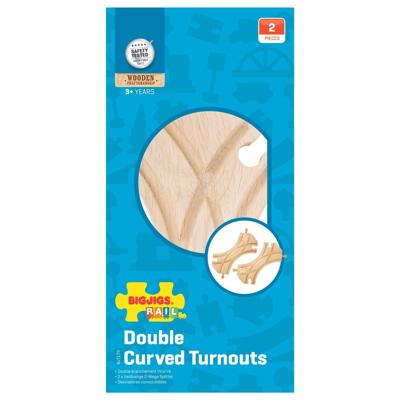 Bigjigs houten rails - 2-zijdige links/rechts splitsing