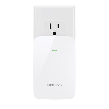Linksys RE6250: AC750 Dual Band Wi-Fi Extender voor thuis, Wireless Range Booster, Internet Booster, werkt met elke WLAN-router