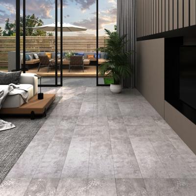 VidaXL Vloerplanken zelfklevend 5,02 m² 2 mm pvc aardegrijs