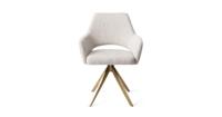 Jesper Home Eetkamerstoel 'Yanai' Turn Gold, kleur Pigeon - thumbnail