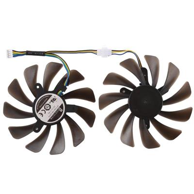 DC 12V 0.5A 4 Pin vrouwelijke desktopcomputer Radiator Cooling Fan CPU koelventilator Diameter: 9 5 mm paren