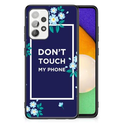 Samsung Galaxy A52 | A52s (5G/4G) | Telefoon Hoesje | Flowers Blue DTMP