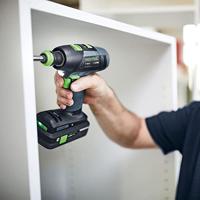 Festool T 18+3 HPC 4,0 I-Set Accu Schroefboormachine 18V 4.0Ah + 2x Hulpstukken in Systainer - 577609 - thumbnail