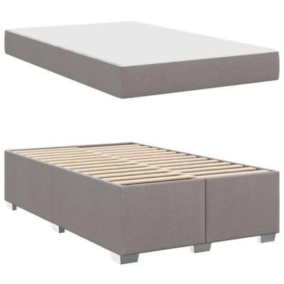 Bedframe Taupe 120 x 190 cm Stof