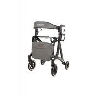 Lichtgewicht rollator Saturn (7,3 kg) | Mat-zwart | Incl. Stokhouder, Fleshouder, Rugband en tas | PR30266-BK | Able2 - thumbnail