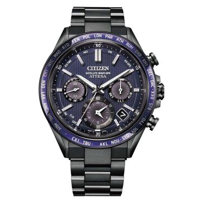 Horloge Heren Citizen ATTESA TITANIUM Zwart (Ø 44,5 mm)