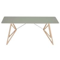 Gazzda Tink Tafel linoleum 180x90 whitewash Dark Olive - thumbnail