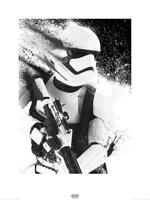 Kunstdruk Star Wars - Episode VII Stormtrooper Paint 60x80cm - thumbnail