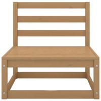 13-delige Loungeset massief grenenhout honingbruin - thumbnail