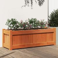 VidaXL Plantenbak 90x31x31 cm massief grenenhout wasbruin - thumbnail