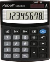 Rebell RE-SDC408-BX Calculator SDC408 Zwart - thumbnail