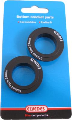 Elvedes Trapas lagerkapjes voor shimano 24mm outboard (2 stuks)