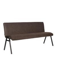 LABEL51 Eetkamerbank 'Matz', 175cm, kleur Bruin - thumbnail