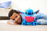 Disney Lilo & Stitch pluchen knuffel Stitch met watermeloen - 25 cm - thumbnail