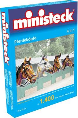 Ministeck paardenhoofden 1400 steentjes