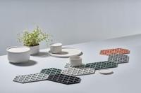 Zone - Triangles - Onderzetter zwart groot - thumbnail