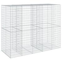 Schanskorf 250x100x200 cm gegalvaniseerd ijzer zilverkleurig - thumbnail