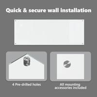 VidaXL Keuken spatscherm doorzichtig 110 x 40 cm gehard glas - thumbnail