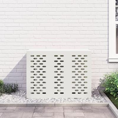 VidaXL Airconditioner hoes wit 110 x 50 x 80 cm staal