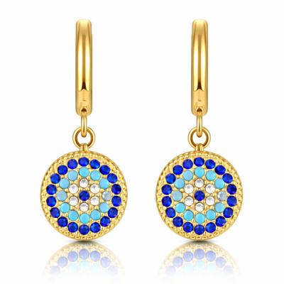 LGT JWLS Oorringen Goudkleurig Hanger Austrian Crystals