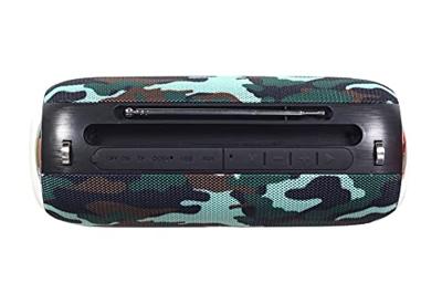 Draagbare Bluetooth speaker Camouflage + FM Radio