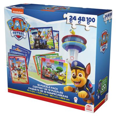 Paw Patrol Puzzelpack 5x24 + 5x48 + 2x100 Stukjes Paw Patrol Puzzelpack 5x24 + 5x48 + 2x100 Stukjes