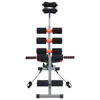 VidaXL Buikspiertrainer l-vormig met elastische koorden - thumbnail