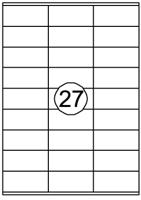 Etiket quantore 70x32mm 2700st | 10 stuks - thumbnail