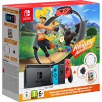 Nintendo Switch Console (Rood/Blauw) + Ring Fit Adventure (Voordeelbundel) - thumbnail