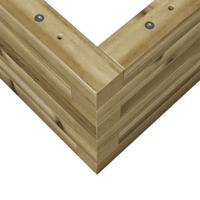 VidaXL Plantenbak 90x40x23 cm geïmpregneerd grenenhout - thumbnail