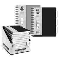 Projectboek A5 120 vl Black/Grey - thumbnail