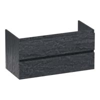 Brauer Joy - Onderkast - 100 cm - met 2 Softclose Lades Greeploos en 1 Sifon Uitsparing - Damascus - thumbnail