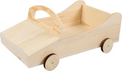 Bierverpakking, Race Auto Hout 6 flessen 29x17x12cm