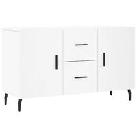 Dressoir 100x36x60 cm bewerkt hout wit - thumbnail