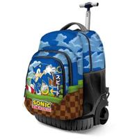Sonic The Hedgehog Fan GTS Trolley Backpack Greenhill - thumbnail