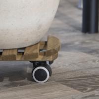 Esschert Design plantentrolley bruin ø29 - thumbnail