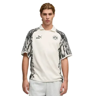 Borussia Dortmund KING Shirt Senior 2025/2026 Wit/Zwart - Maat S - Kleur: WitZwart | Soccerfanshop